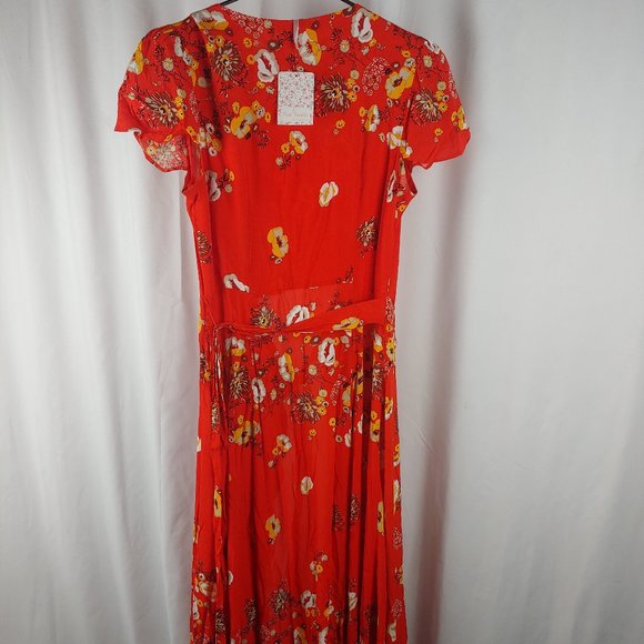 Free People - Gorgeous Jess Wrap Maxi Dress, XS - Picture 6 of 8